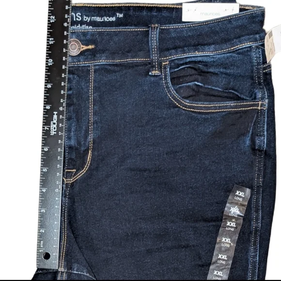NWT M Jeans by Maurices Vintage Dark Wash Mid Rise Jegging, Size XXL Long - Picture 9 of 10